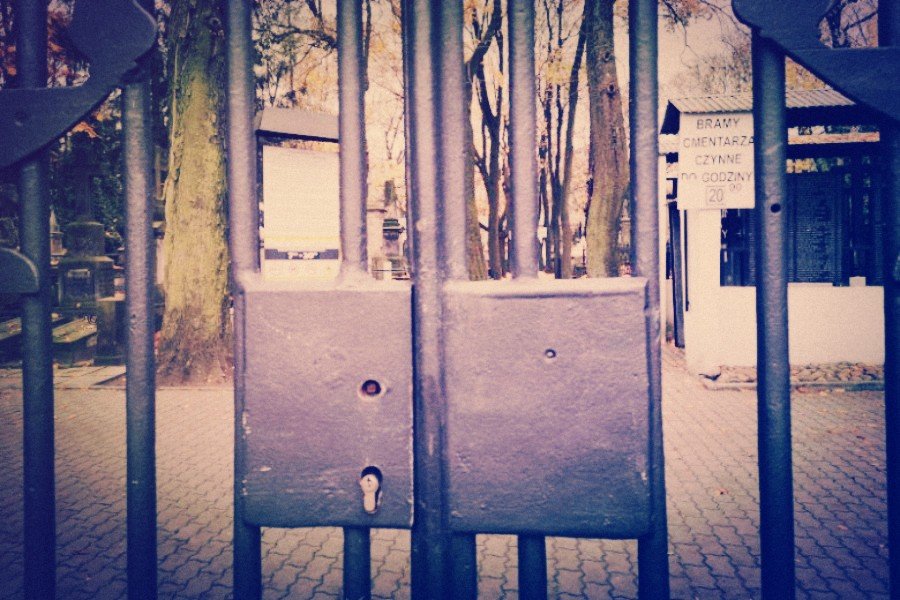 Cmentarz na warszawskich Powązkach. Został zamknięty z dnia na dzień nagłą decyzją rządu PiS w związku z epidemią koronawirusa. Sprzedawcy mają teraz na stanie kwiaty i znicze, które nie znajdą nabywców.
