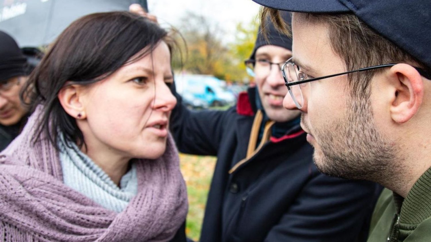 Kaja Godek i Bart Staszewski na Marszu Równości w Lublinie.