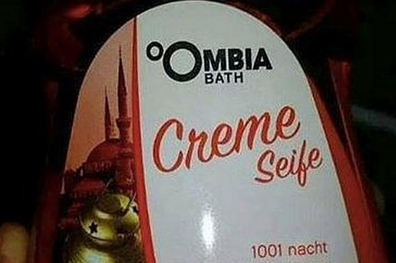 Opakowanie mydła, które oburzyło muzułmanów.