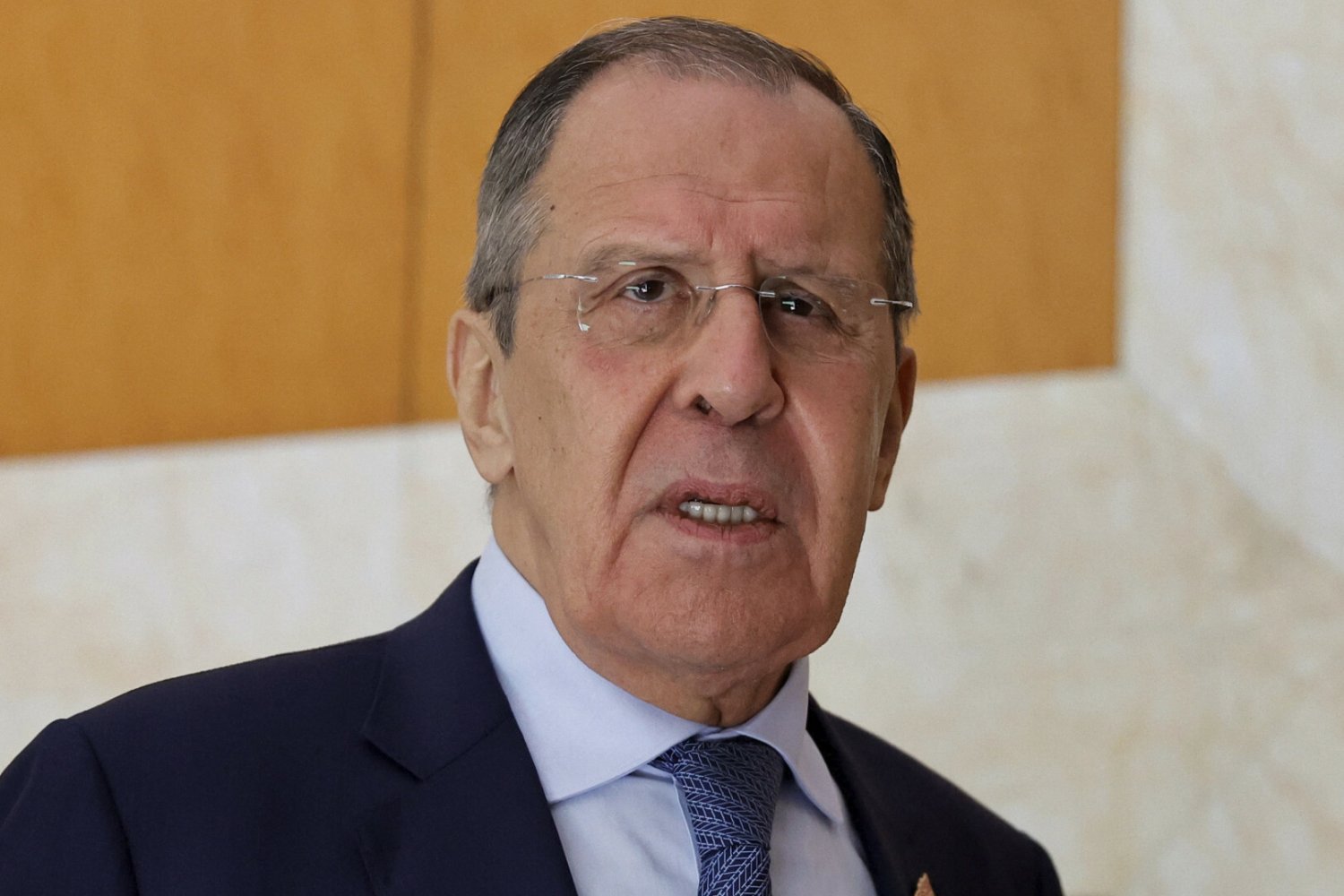 Szef MSZ Rosji Siergiej Ławrow.