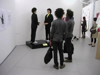 Maciej Kurak "Curators" na prezentacji lokal_30 na LISTE'09 Basel