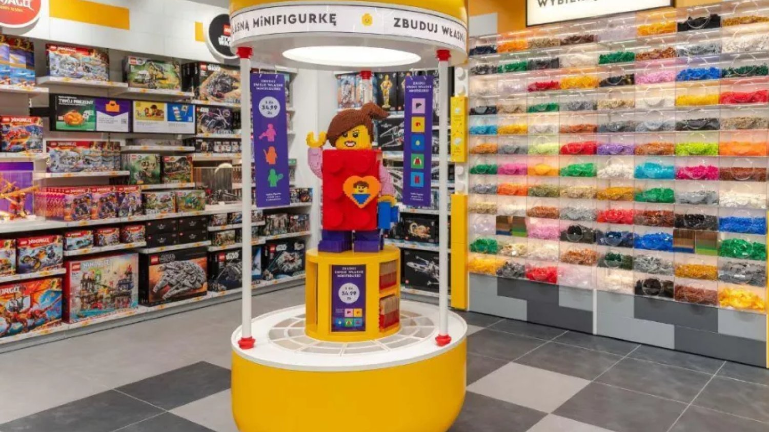 Nowy sklep Lego rusza już w maju w Krakowie.