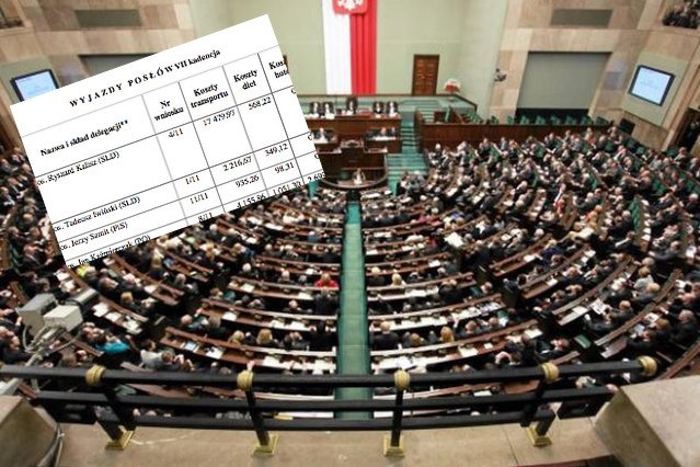 Zobacz dokładną listę wyjazdów posłów tylko w VII kadencji. Jeździli naprawdę dużo.