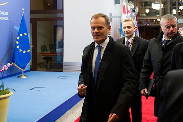 Premier Donald Tusk w Brukseli