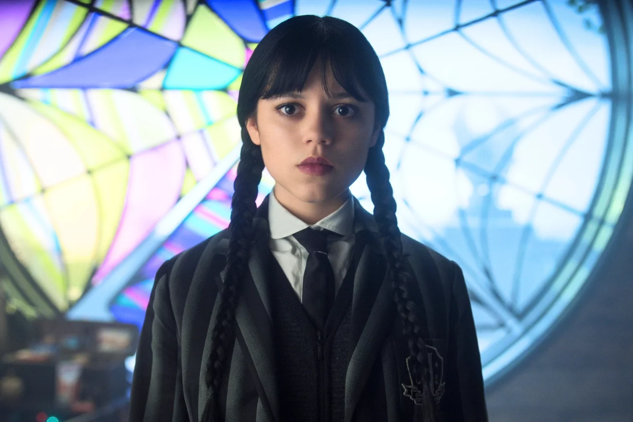 Jenna Ortega w serialu "Wednesday"