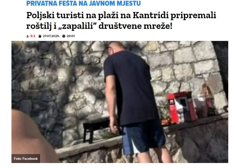 Tym razem Polacy w Chorwacji przesadzili. U nas to norma, tam jest zakazane Tym razem Polacy w Chorwacji przesadzili. U nas to norma, tam jest zakazane