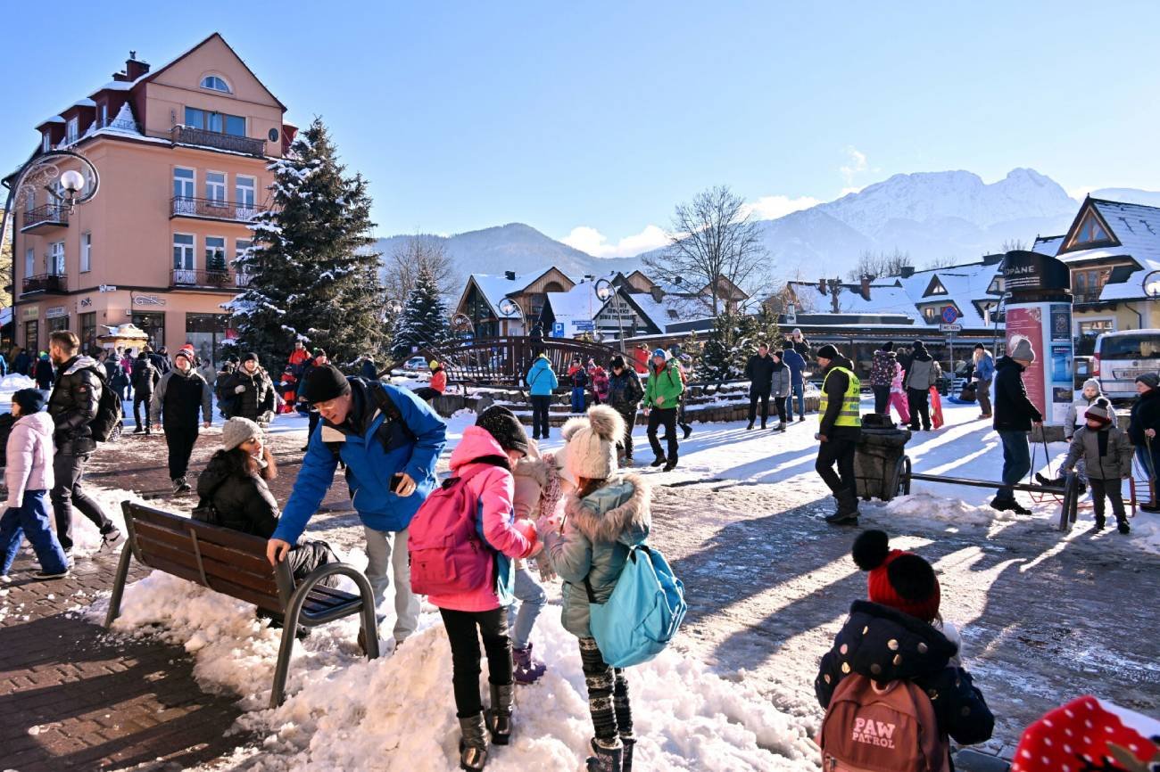 Zakopane – padł rekord ciepła. Zagrożenie lawinowe jest realne