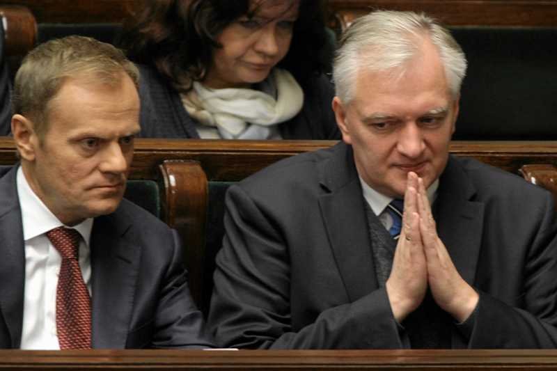 Donald Tusk i Jarosław Gowin