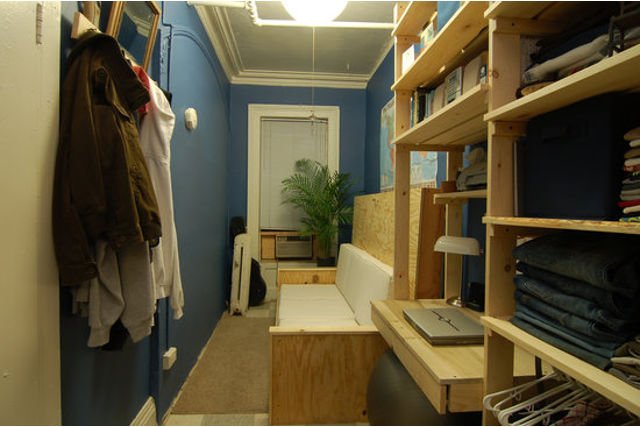 Jedno z mikro mieszkań nowojorskiego architekta Luke'a Clarka Tyler'a