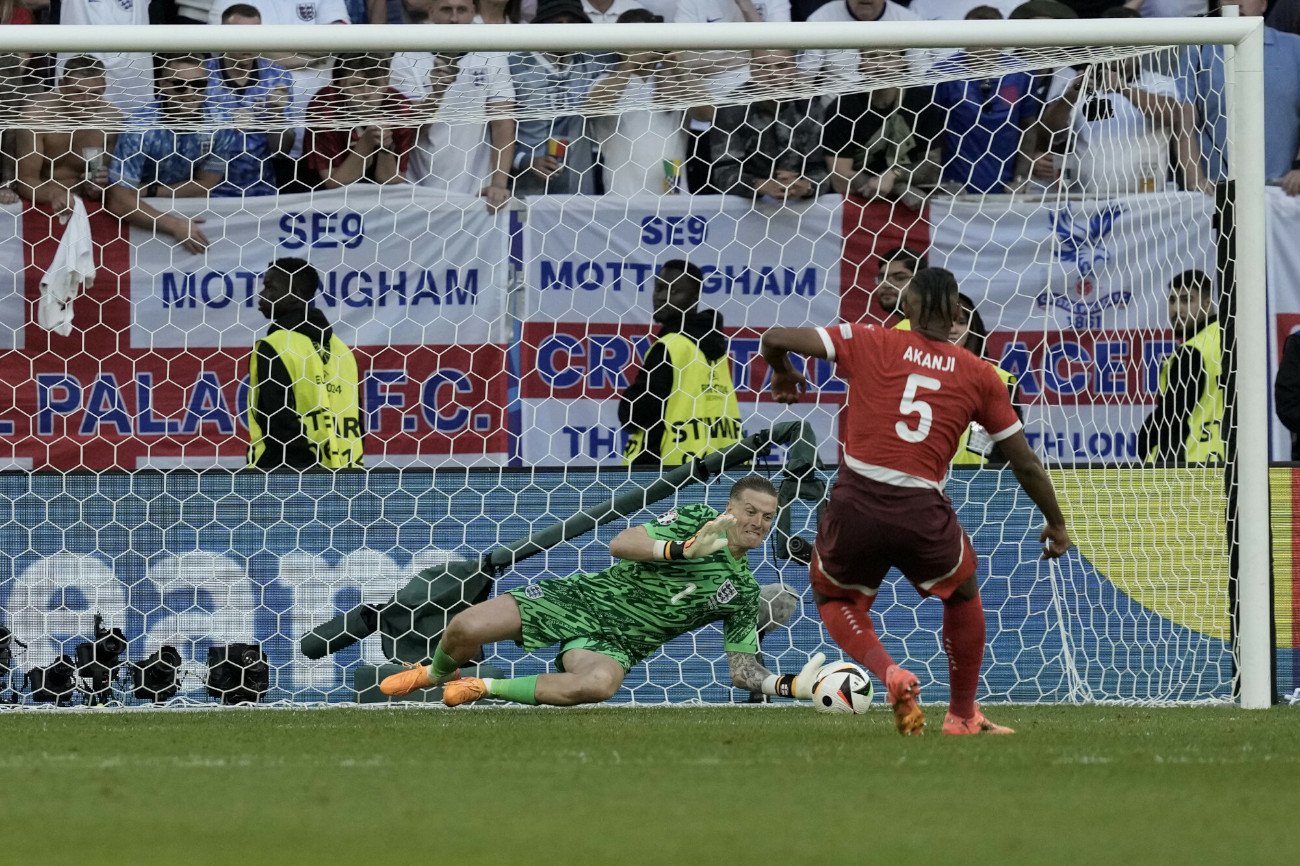 Manuel Akanji strzela, Jordan Pickford broni. Anglia w półfinale, Szwajcaria odpada z turnieju