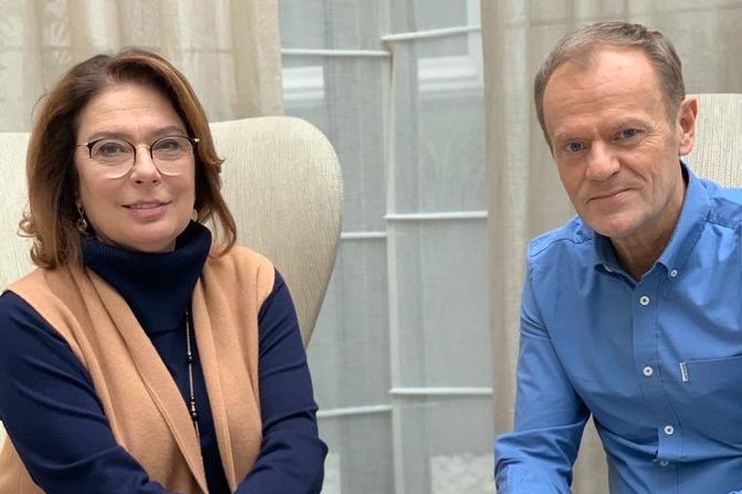 Donald Tusk poparł Małgorzatę Kidawę–Błońską na prezydenta w wyborach 2020.