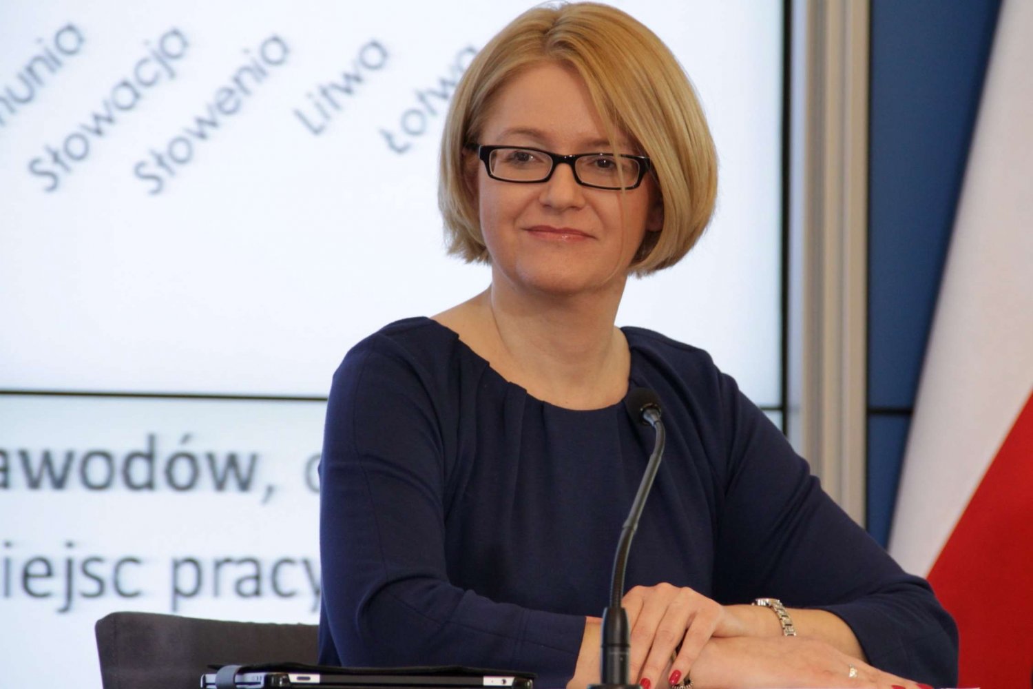 Minister ds. Równego Traktowania Agnieszka Kozłowska-Rajewicz.