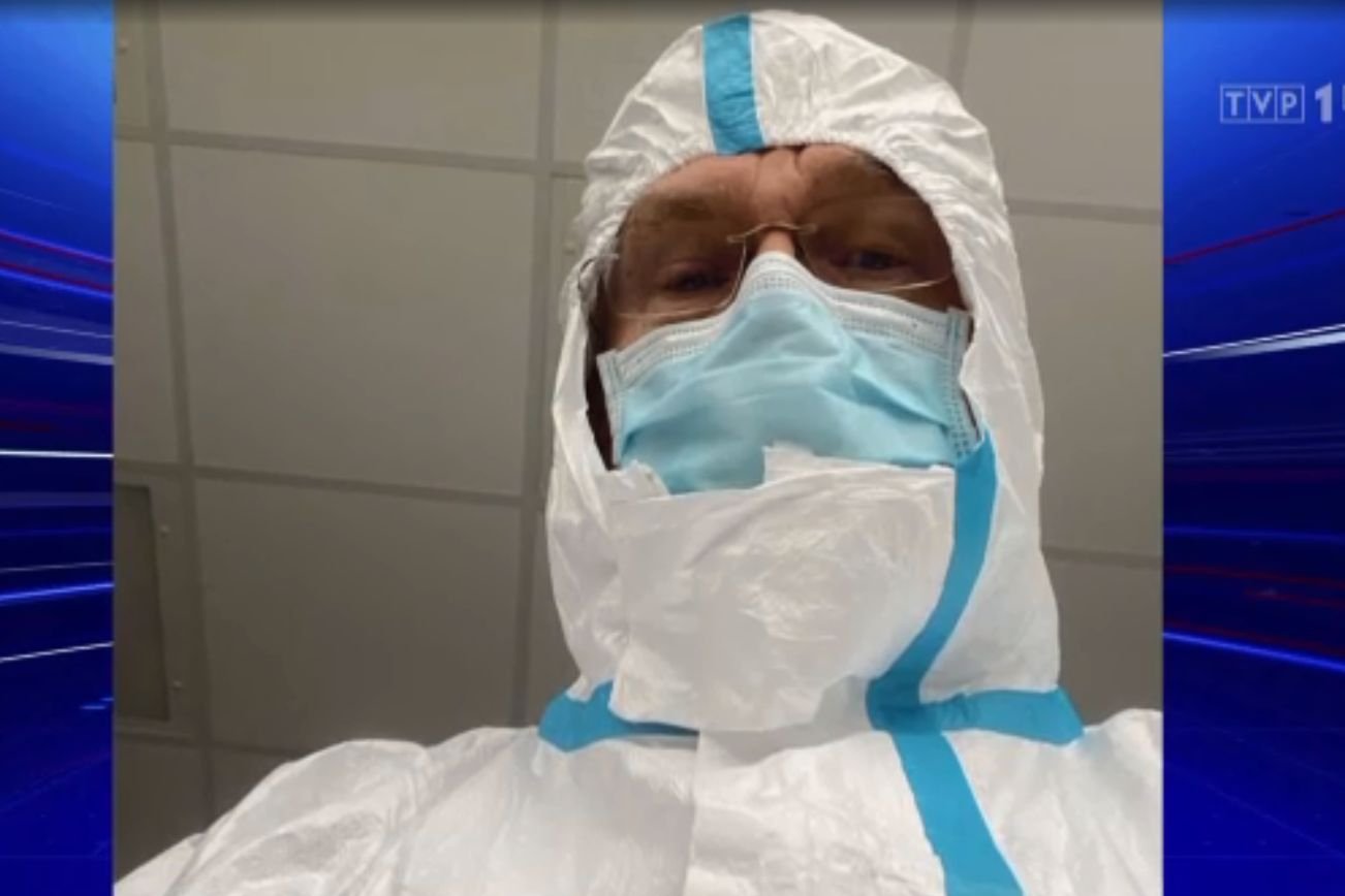 Wiadomości po słowach Jacka Sasina także zaatakowały lekarzy za ich pracę w czasie pandemii koronawirusa.