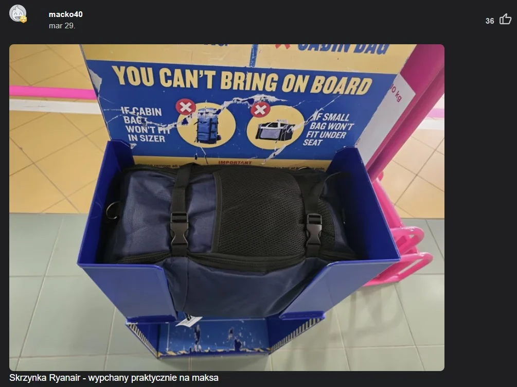 Połowa Polaków na lotniskach ma plecak z Action. Pasuje na bagaż do Ryanair