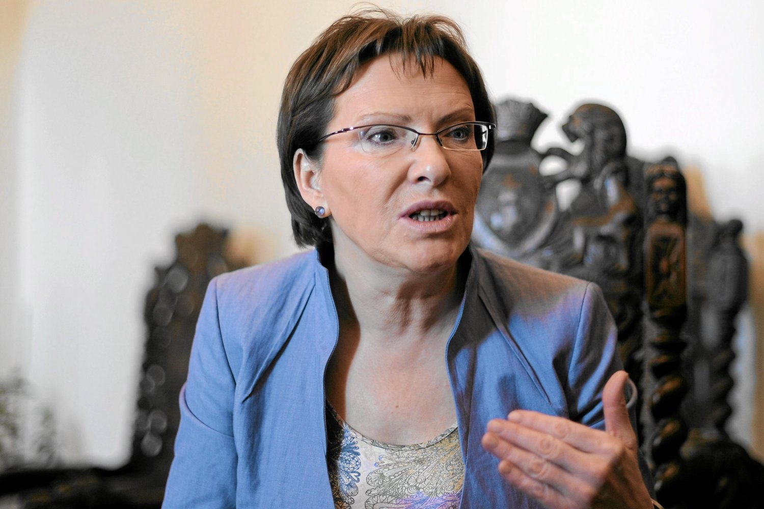 Ewa Kopacz jeszcze jako minister zdrowia.