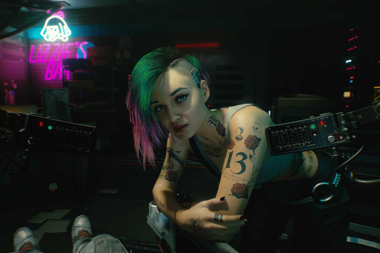 Judy uczy braindance'u i rozkochuje w sobie graczy