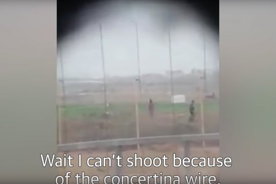 Izraelski żołnierz zastrzelił Palestyńczyka? Drastyczny film obiegł media społecznościowe.