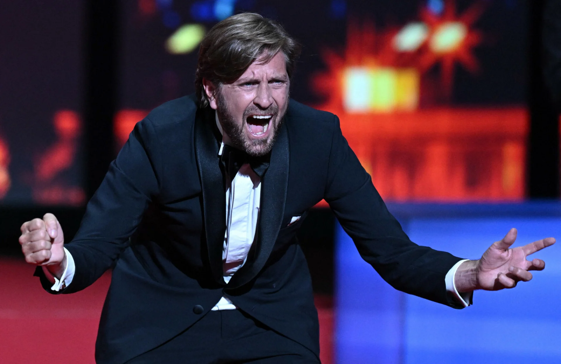 Cannes 2022, Ruben Östlund Ruben Östlund, dobierając Złotę Palmę na Festiwalu Filmowym w Cannes 2022
