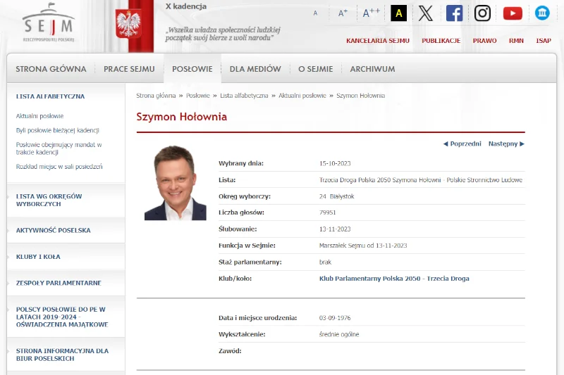 Jakie wykształcenie ma Hołownia? Informacja pojawiła się dopiero teraz Jakie wykształcenie ma Hołownia? Informacja pojawiła się dopiero teraz