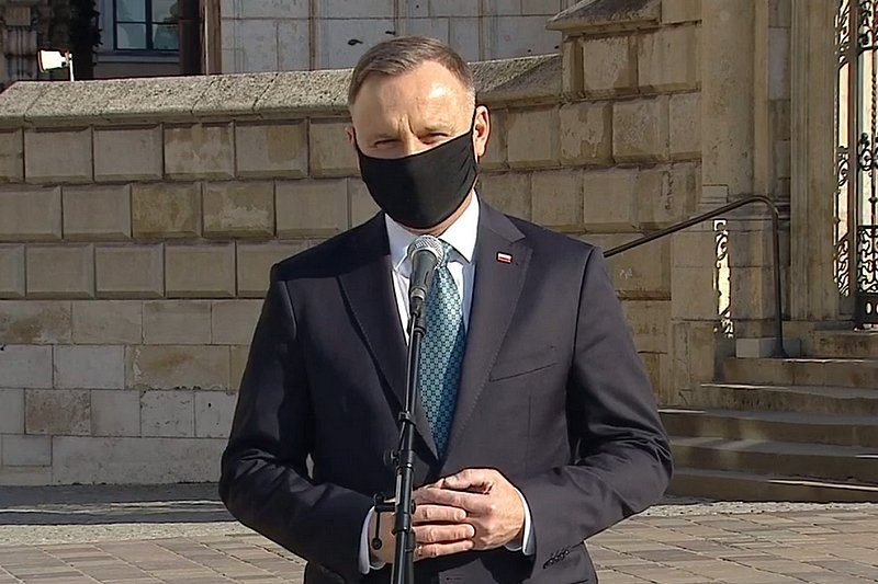 Andrzej Duda wygłosił przemówienie na cześć ofiar smoleńskich [WIDEO]