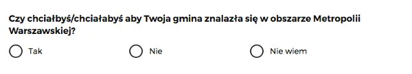 To pytanie w ankiecie pada na końcu.