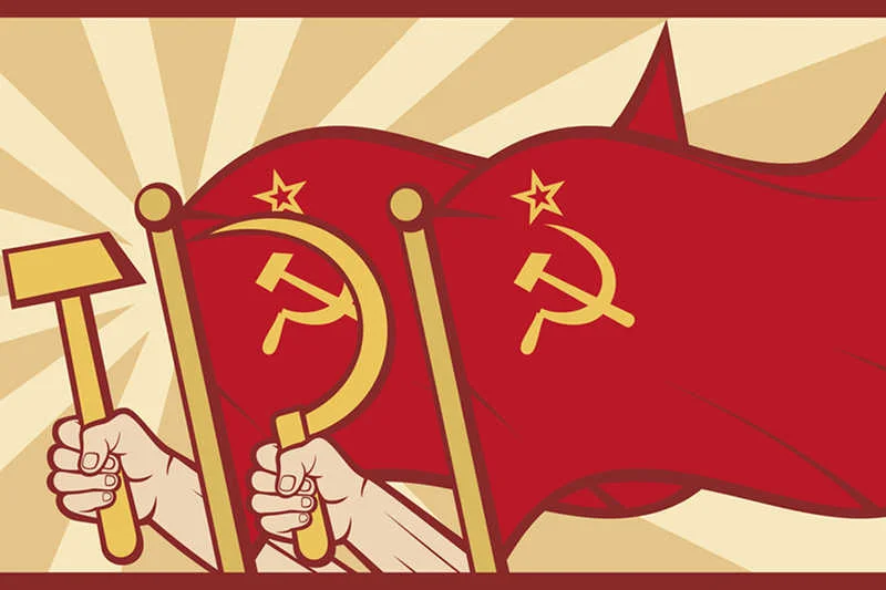 Sowieckie symbole - sierp i młot