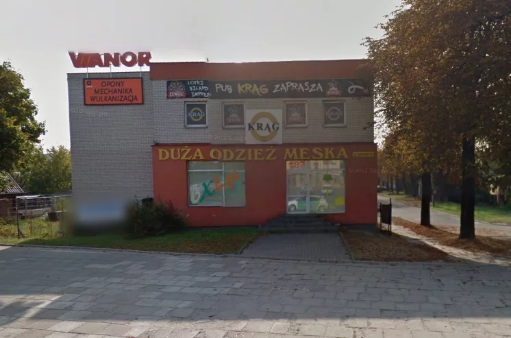 Jeden z second handów na terenie łódzkiego Anilina