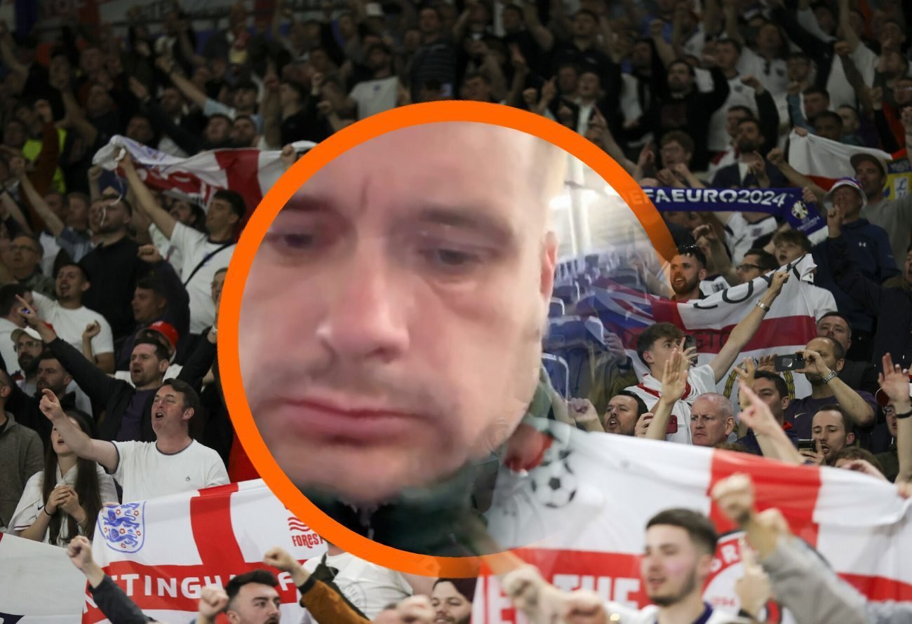 Pijany kibic zasnął na stadionie. Obudził go niesamowity widok.