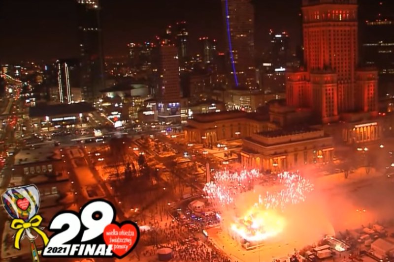 Tak wyglądało "Światełko do nieba" WOŚP w 2021 roku!