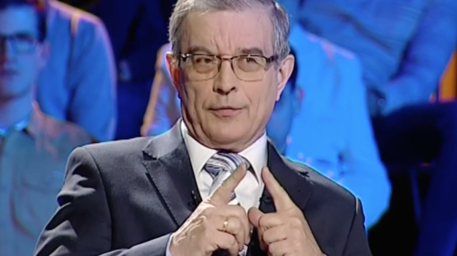 Prof. Julian Auleytner, autor pomysłu 500+, w programie "Państwo to My" w Polsat News.