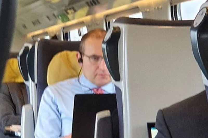 GuoniTh. Jóhannesson jechał do Gdańska pociągiem Pendolino.