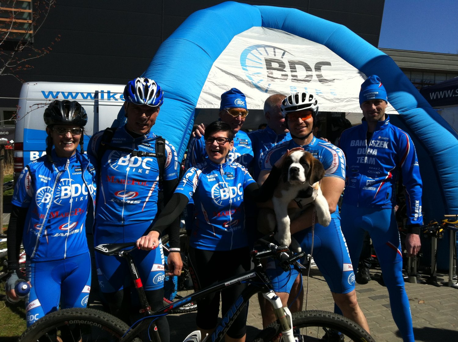 Maraton kwietniowy Zamany w Legionowie, team BDC