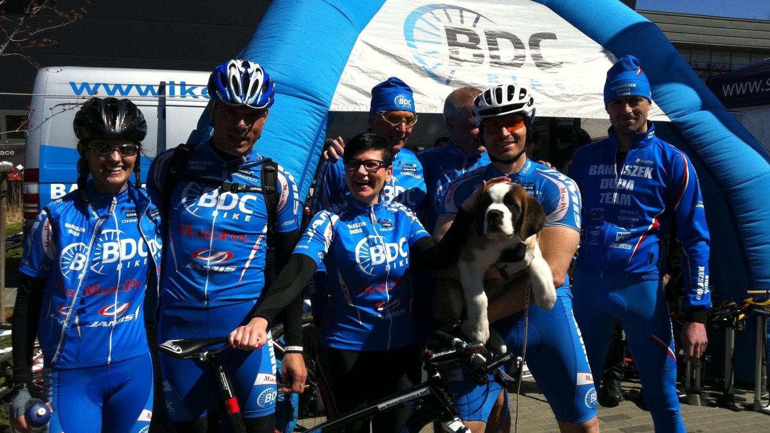 Maraton kwietniowy Zamany w Legionowie, team BDC