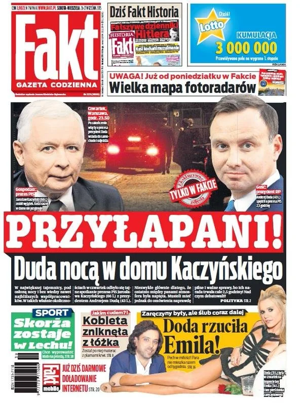 Prezydent Duda w nocy pojechał na rozmowy do domu prezesa Kaczyńskiego
