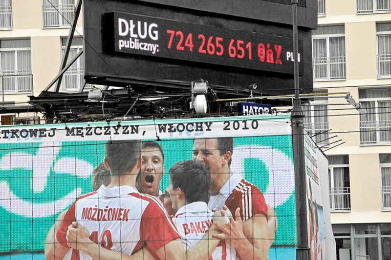 Licznik długu prof. Leszka Balcerowicza został nagle wyłączony.