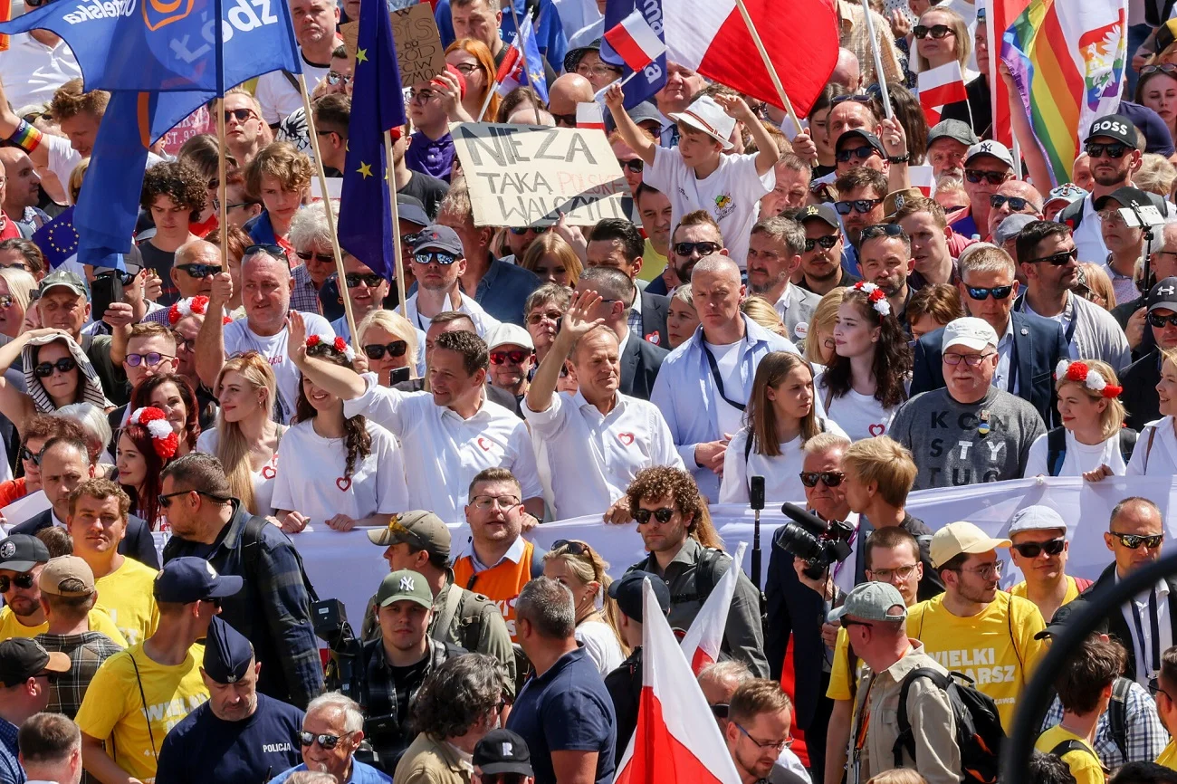 Mobilizacja przed Marszem Miliona Serc. (Zdjęcie z manifestacji 4 czerwca)