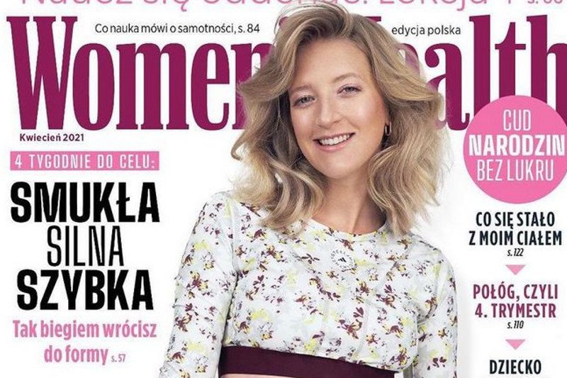 Lara Gessler na okładce Woman's Health