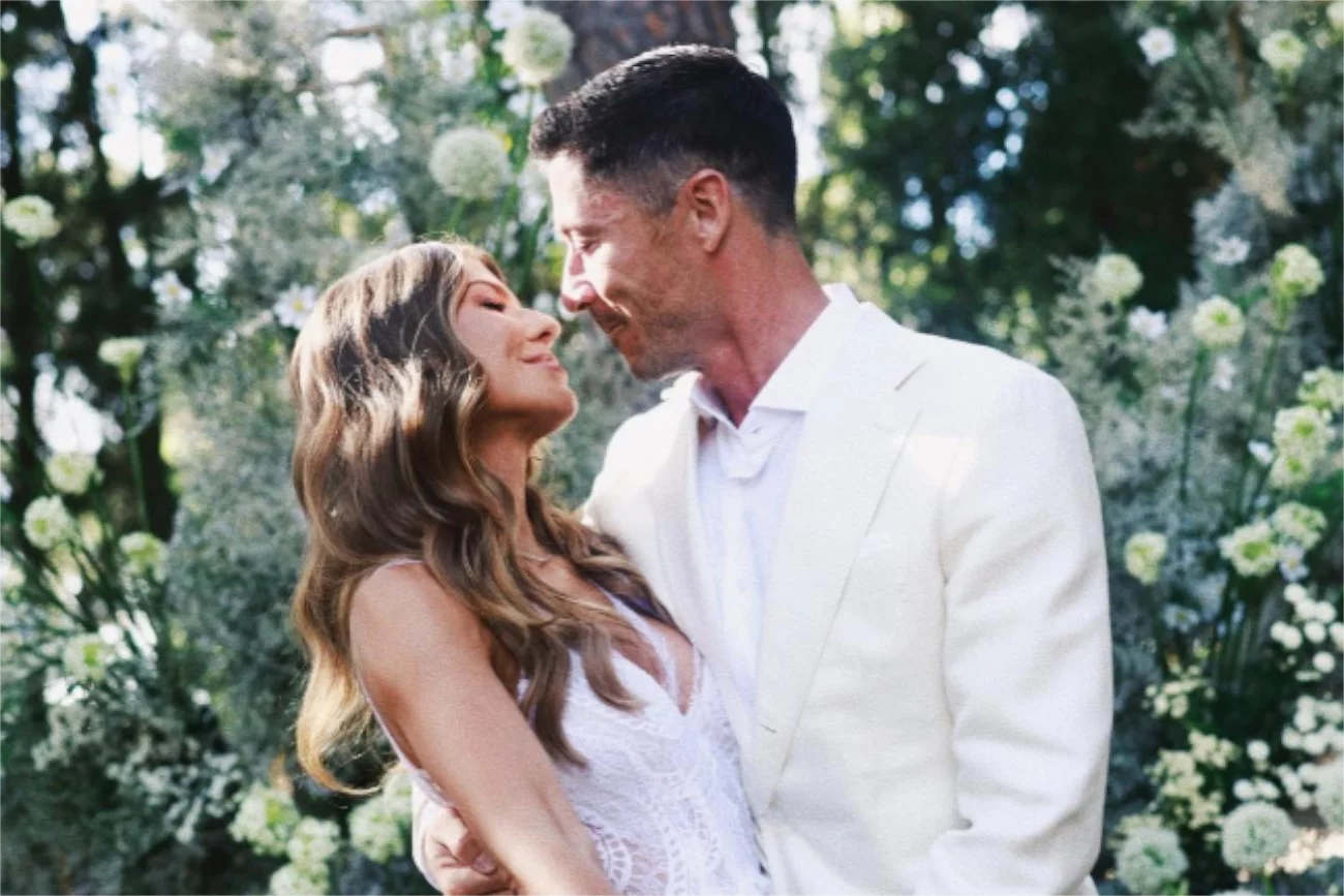 Robert i Anna Lewandowscy wzięli drugi ślub.
