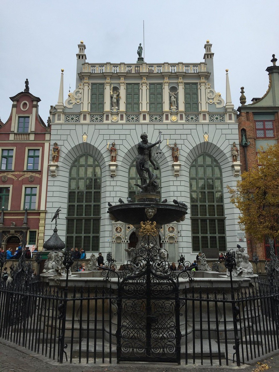 Neptun na gdańskim Głównym Mieście.