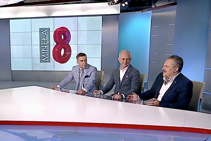 Marek Jakubiak oraz Zbigniew Gryglas byli gośćmi w programie "Minęła 8" w TVP Info.