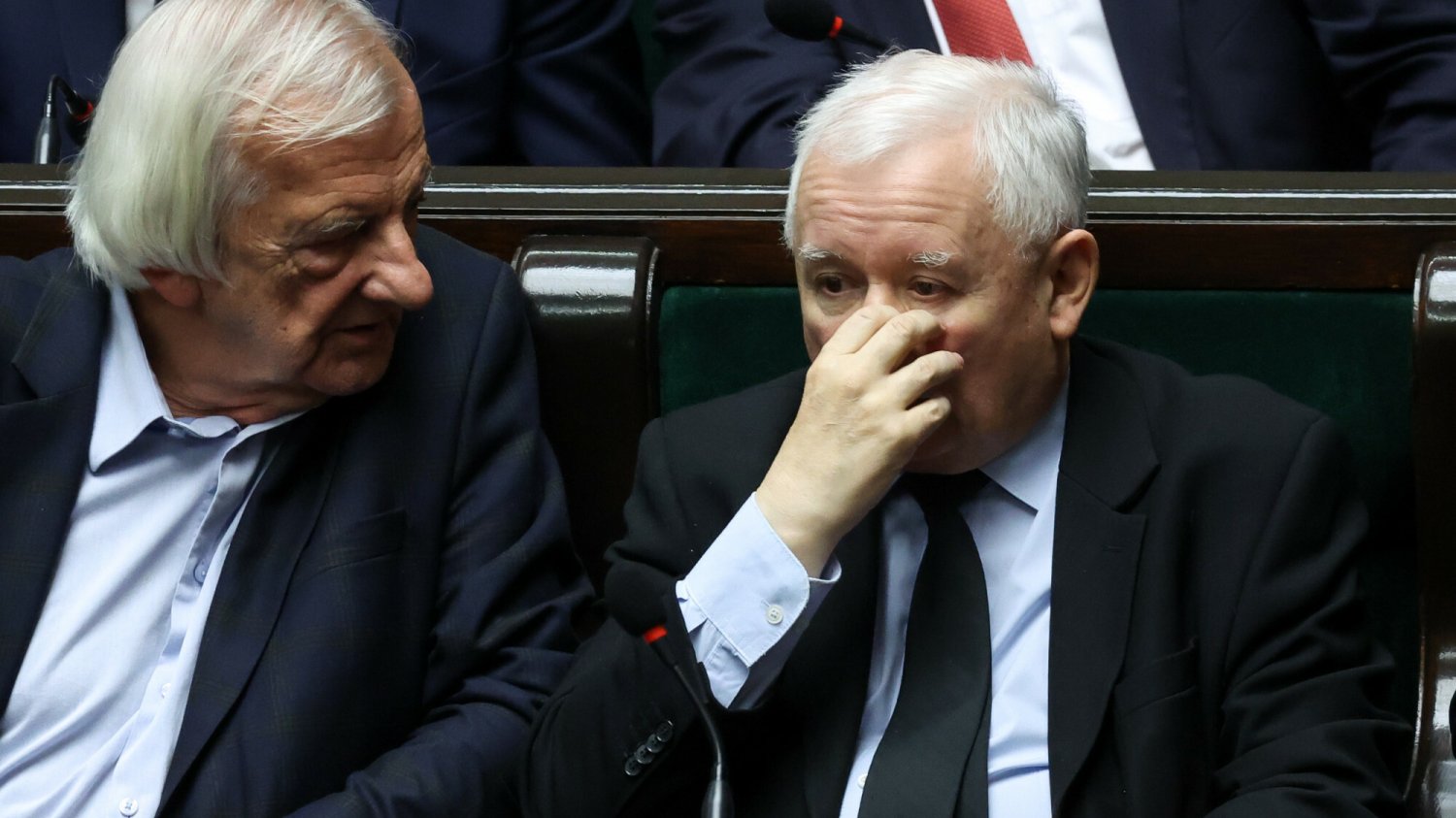 Prezes PiS Jarosław Kaczyński w Sejmie