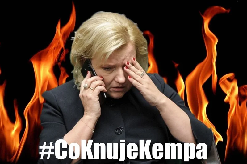 Hasztah z pytaniem #CoKnujeKempa stał się jednym z najpopularniejszych trendów na polskim Twitterze.