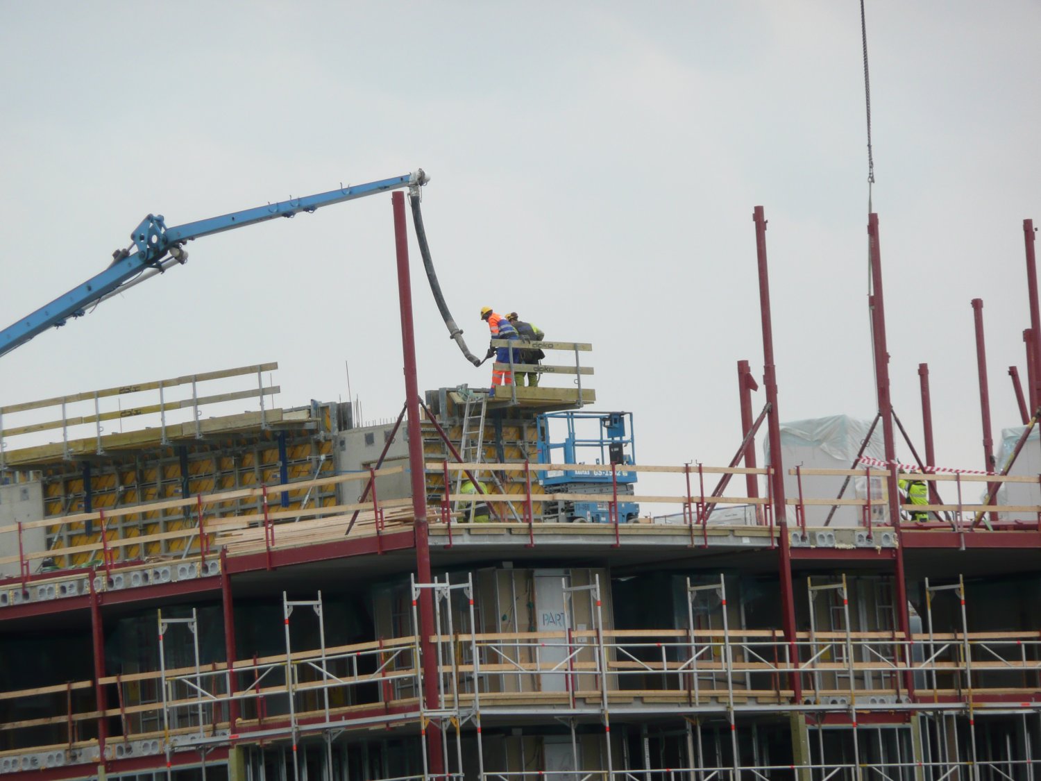 Na placu budowy w Norwegii