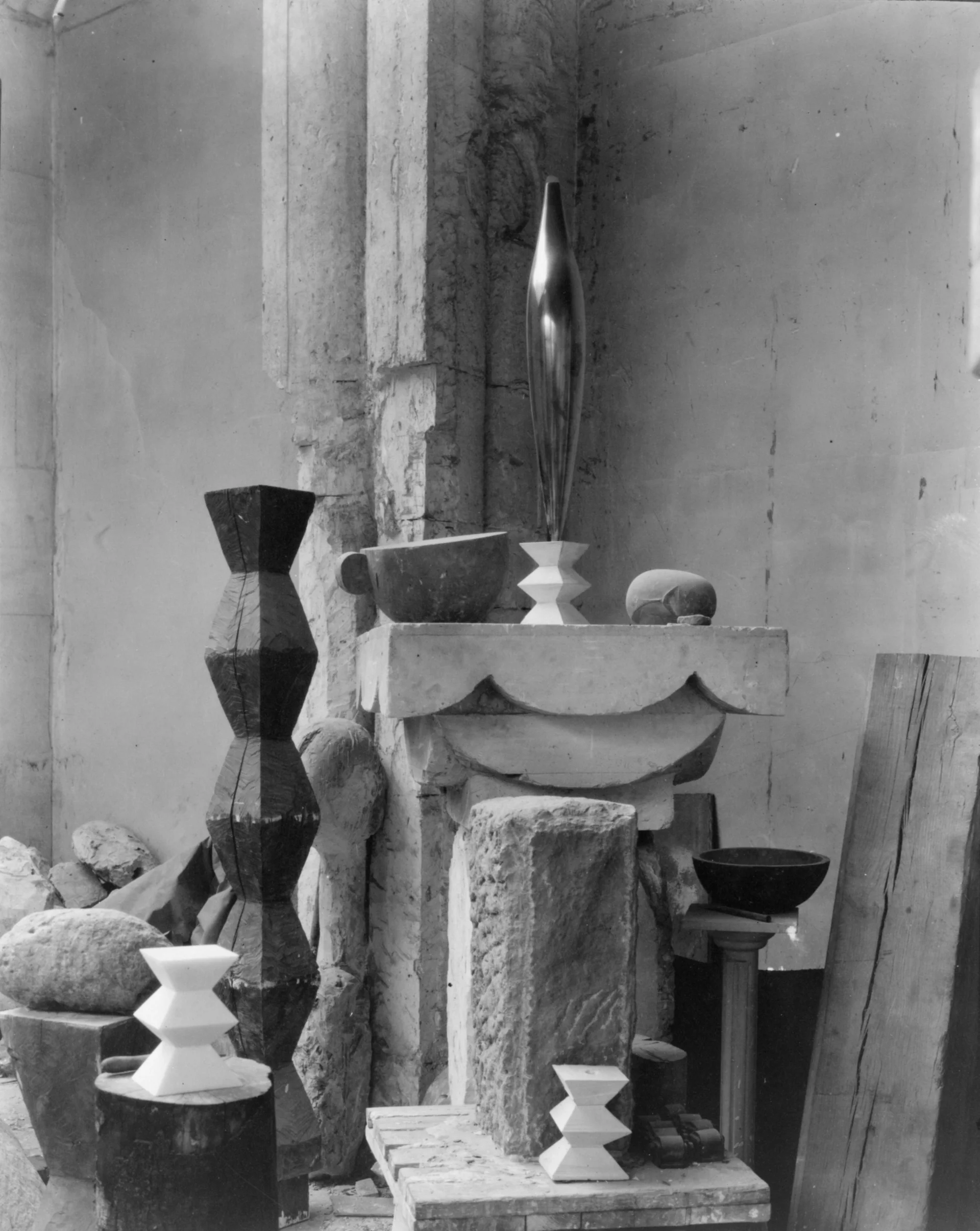 Brancusi fragment pracowni / 1920r.