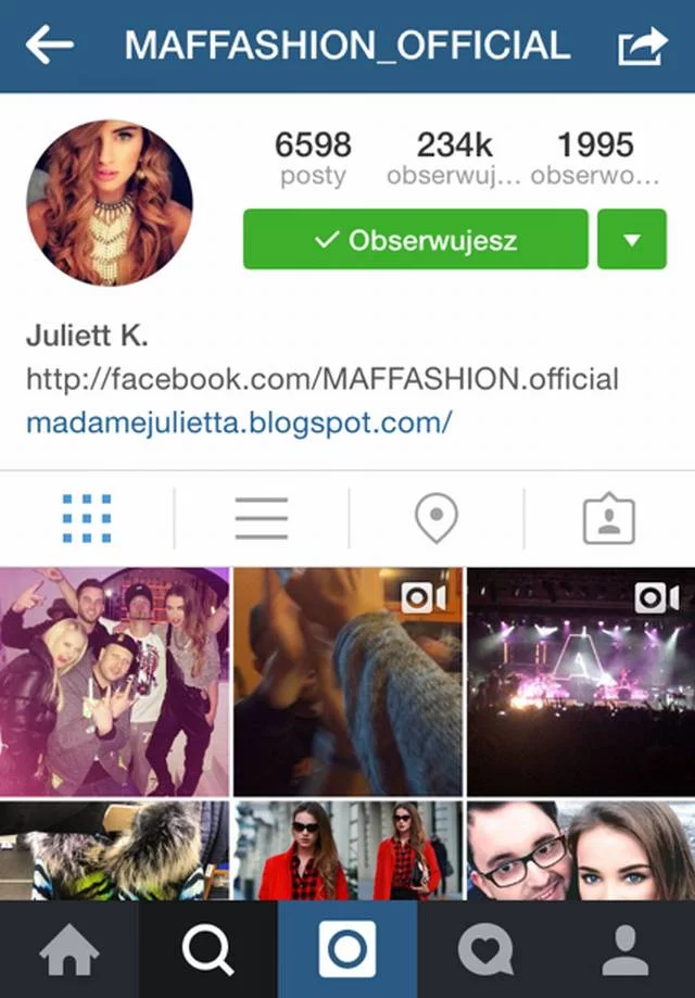 Modowa blogerka Maffashion