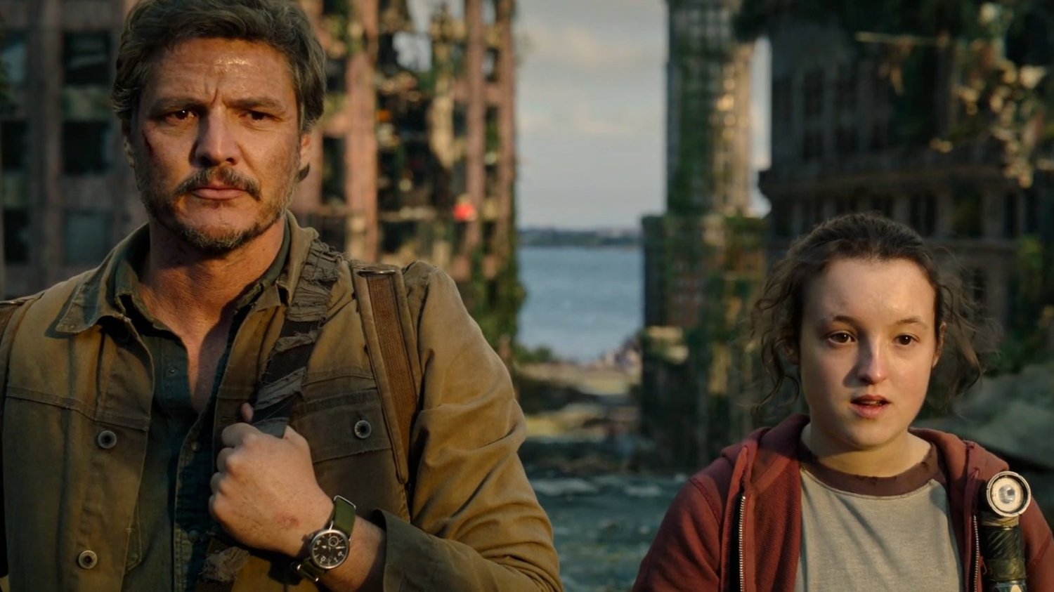 "The Last of Us" 2. sezon Pedro Pascal i Balla Ramsey jako Joel i Ellie w "the Last of Us"