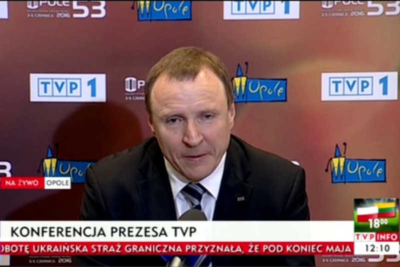 Jacek Kurski po festiwalu w Opolu urządził konferencję tylko dla swoich.