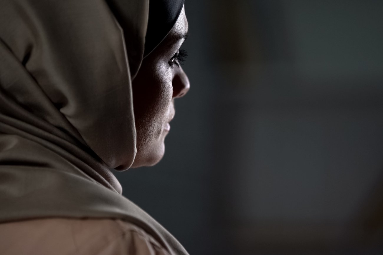 Kobieta w tradycyjnym hidżabie