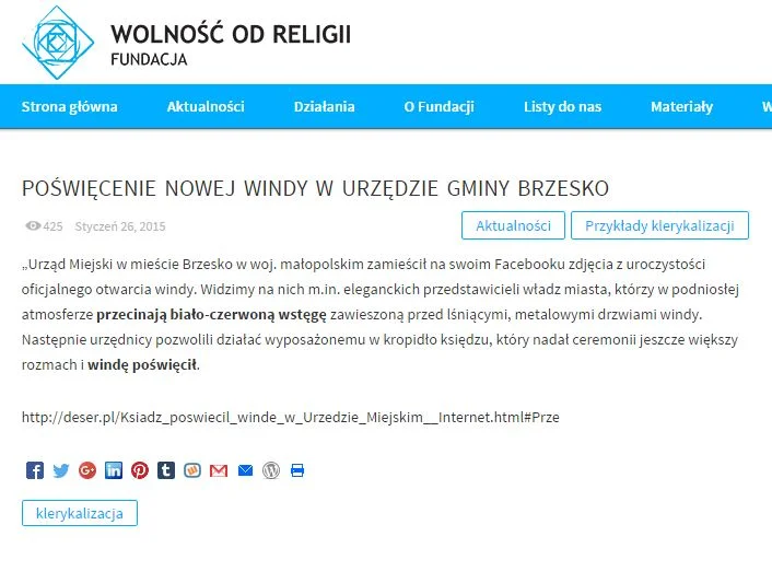 Fundacja opisuje na swojej stronie wiele absurdalnych przypadków.