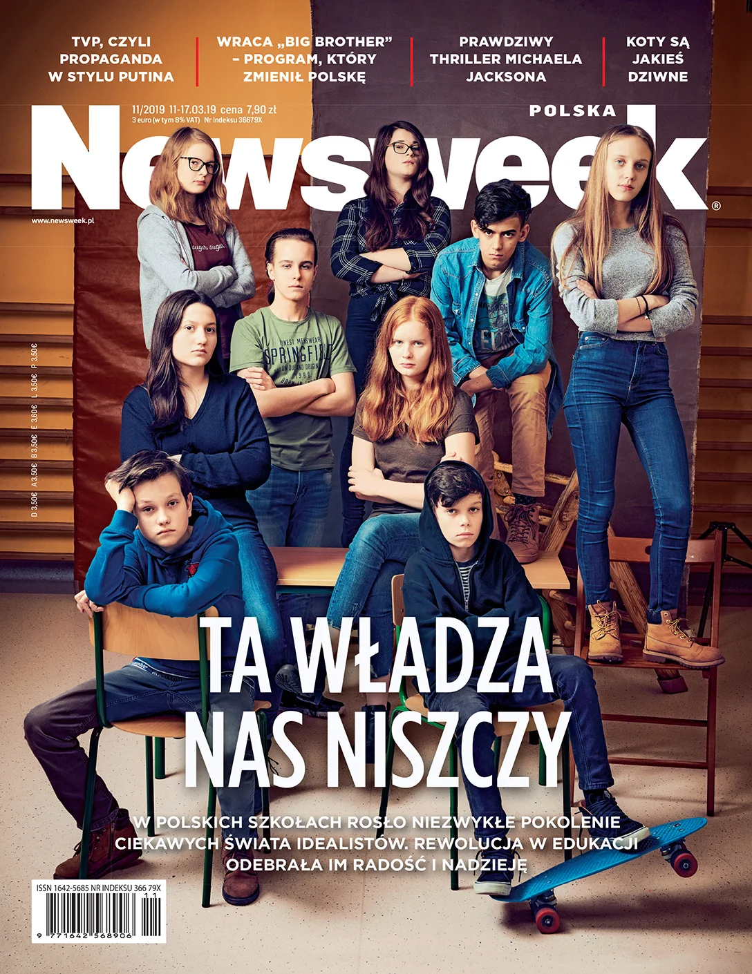 Okładka wydania "Newsweeka", w którym ukaże się wywiad z Jarosławem Szulskim.